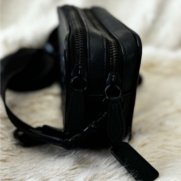 Coach Charter Crossbody With Hybrid Pouch In Signature Leather - BLACK - Picture 8 of 14